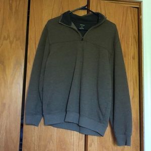 Brown Quarter Zip Pullover